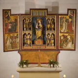 Der restaurierte Altar in der Kirche Dorna  Wolfgang Hesse